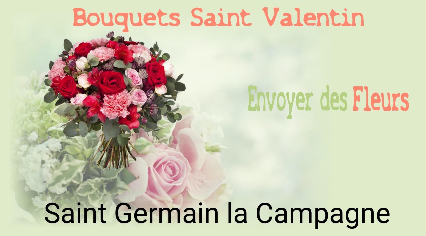 Roses de Saint-Valentin livrées à Saint-Germain-la-Campagne